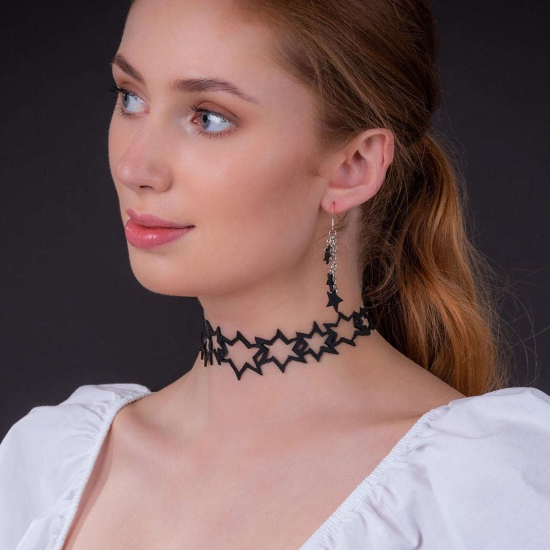 Milky Way Inner Tube Star Choker